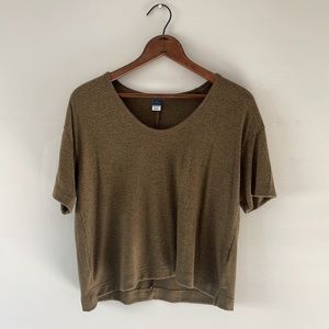 OLD NAVY | Olive Tee | XS